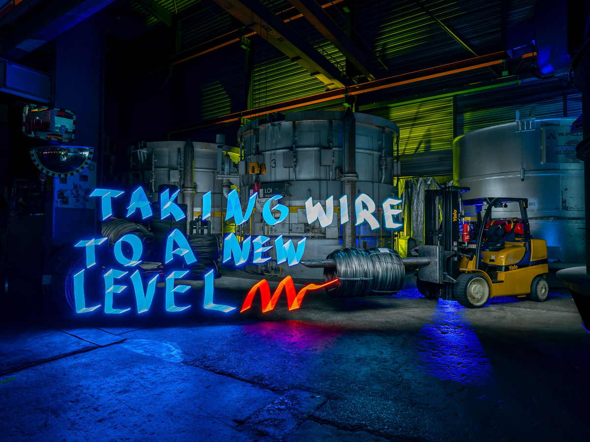 Licht, Draht und Kunst: Lightpainting mit Olaf Schieche bei LÜLING